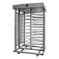 Torniquete Sencillo / Cuerpo Completo / Interior/Exterior / 100% Acero con Pintura Gris / EJE CENTRAL de Acero Inoxidable /Acabado de Lujo / Alto Tráfico