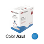Bobina de Cable UTP 305 Metros (1000 Pies) / Cat5E (24 AWG) / Color Azul / PVC (CM) / Uso en Interior / 100% Cobre / Aplicaciones de CCTV y Redes de Datos