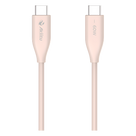 Cable de Carga USB-C a C / 240W / GaN / 1.5 m (4.92 ft) / Transferencia 480 Mbps / Silicona Anti-Enredos / Aluminio Anodizado