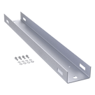 Montaje de Poste / 900 mm (18 UR) / Aluminio / RAL 9005 / 19 in / 2.95 ft de alto