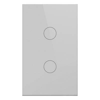 (ZigBee) Apagador switch inalámbrico ZigBee . Cable Neutro Opcional, control de 2 regresos de carga, 110V