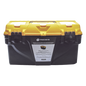 Caja Porta Herramientas 17\", 44x26x23 cm Bicolor con Compartimientos para Tornillos.
