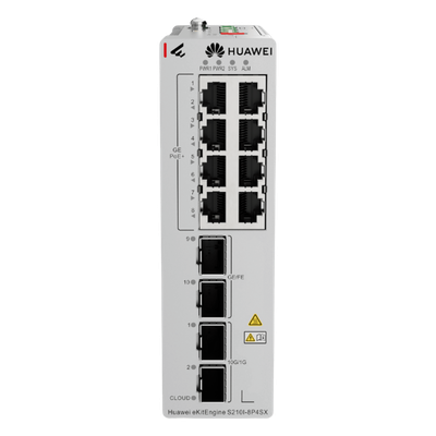 Switch Industrial eKit / 8 Puertos PoE+ Gigabit + 2 SFP + 2 SFP+ / Montaje en Riel DIN / Fuente Redundante 1+1 : 54 a 57 VCD / Libre de licenciamiento / Gestión gratuita desde la Nube / Presupuesto