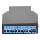 Distribuidor de Fibra Óptica / Riel DIN / 12 Acopladores LC/UPC Duplex / Monomodo / 24 Fusiones / 4 x 12.6 x 14.2 cm (1.57 x 4.96 x 5.59 in)