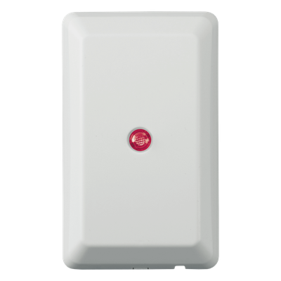 Módulo de gestión de energía Z-Wave que ajusta termostatos y luces según el estado de armado del sistema, compatible con paneles Honeywell LYNX y VISTA seleccionados