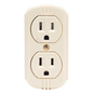 Contacto Dúplex 127 Vca, 15 A Max. Para Sobreponer (Sin perforar la superficie).