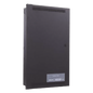 Amplificador direccionable de audio de 50/100 W a doble canal para evacuación por voz, respaldo opcional, gabinete negro