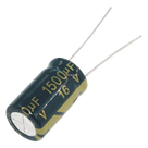 Capacitor Electrolítico / 1500 µF / 16 Vcc / Radial / 105 °C / 10 x 20 mm
