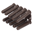 Taquete de Fijación / Doble Expansión Multidireccional / Tornillo 10 mm x 44.5 mm (1 3/4\") / Resistencia 80 kg / Polietileno HDPE / Rango Térmico -50°C a +80°C