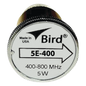 Elemento de 5 Watt en Línea 7/8\" para Wattmetro BIRD 43 en Rango de Frecuencia de 400 a 800 MHz.