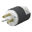 Clavija de Entrada Recta / 20 A / 125 V / 2 Polos 3 Hilos / NEMA 5-20P / Grado Industrial-Comercial / -40°C a 75°C / 0.15 lb