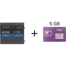 Router Celular Industrial / 4G LTE Cat 4 150 Mbps / Wi-Fi 2.4 GHz / Operación -40°C a 75°C / 2 Puertos Ethernet / Gestión RMS