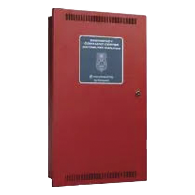 Amplificador de audio distribuido con respaldo de 50/100 W para sistema de voceo de emergencia ECC-50/100, 8 circuitos de altavoz