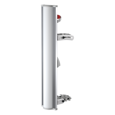 Antena sectorial de 100 grados, 20 dBi, 5150-5850 MHz , desempeño Carrier Class, integra BackShield para evitar lóbulos laterales