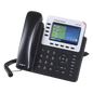 Teléfono IP Empresarial para 4 líneas. Puede agregar hasta 160 BLF (teclas de marcación rápida) con cuatro GXP2200EXT