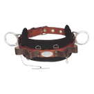 Cinturón de Liniero / Poliéster / 2 Anillos Tipo D / Talla 48 / Portaherramientas de Cuero / Normas OSHA y NMX