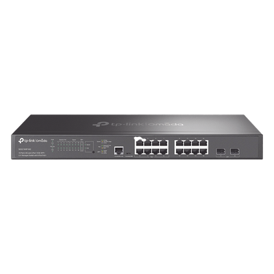 Switch L2+ Omada PoE+ / 16 Puertos MultiGigabit 2.5G / 8 Puertos 2.5G Sin PoE / 8 Puertos PoE+ 2.5G / 2 Puertos SFP+ 10G / Administración Centralizada Omada o Stand-Alone / Multicast IGMP / Presupu
