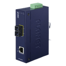 Convertidor de Medios Industrial / 10/100 Base-TX a 100 Base-FX / Multimodo SC / Alcance 2 km / IP30 / -40 a 75°C