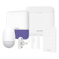 (AX PRO) KIT de Alarma AX PRO / Incluye: 1 Hub con bateria de respaldo / 1 Sensores PIR / 1 Montaje Universal para PIR / 2 Contactos Magnéticos / 1 Teclado / 1 Sirena Inalambrica Exterior / WiFi /