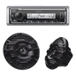 Kit de estéreo con Bluetooth KMR-M332BT | más Par de bocinas KFC-1653MRB