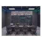 Kit Videowall 3x3 / 9 Pantallas 55\" Full HD / Decodificador 16CH 4K / Base de Piso / Hikvision