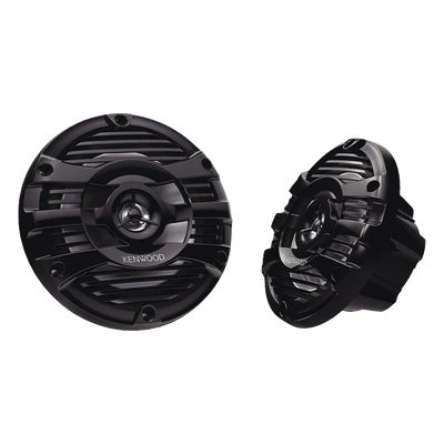 Par de Altavoz Marino de 6.5\" / 2 Vías / 4 Ohm / 50W RMS / PP Resistente al Agua / Rejilla UV