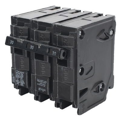 Interruptor automático enchufable tipo QP 3 polos, 30 amp