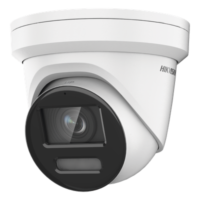 Turret IP 8 Megapixel / Imagen a color 24/7 / Lente 2.8 mm / Micrófono Integrado /Luz Blanca 40 mts / Exterior IP67 / Micrófono Integrado / WDR 130 dB / Entrada y salida de Audio y Alarma / Onvif /