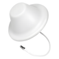 Antena Tipo Domo| 698-960/1710-2700 MHz, 2/4 dB | 75 Ohm, con conector F Hembra.