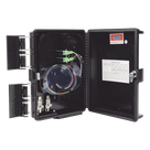 Cierre de Empalme FTTx / 24 Fusiones / Splitter 1x8 SC/APC / 16 Puertos Drop / IP65 / -40°C a +85°C