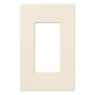 Placa de Pared / 1 Espacio / Sin Tornillos / Acabado Satinado / 75 x 119 mm (2.94 x 4.69 in) / Diseño Delgado 7.6 mm