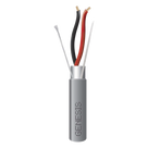 Cable para Alarma / 2x18 AWG / Blindado / Riser / 305 m (1000 ft) / Gris