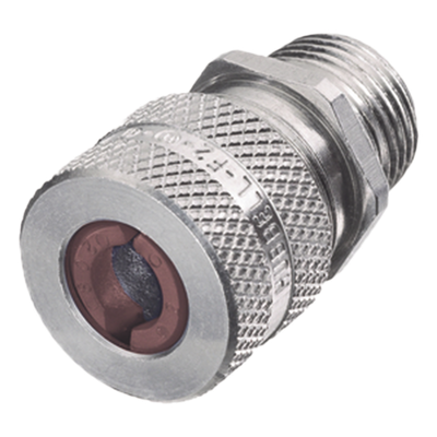 Conector de cable, de aluminio macho recto, .50 - .63 \", 1/2\".