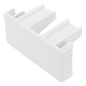 Tapa final color blanco de PVC auto extinguible,  para canaleta TMK1735, TMK1735SD (5390-02001)