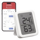 Sensor de Temperatura y Humedad / Bluetooth BLE 4.2 / Alcance 120 m (393.7 ft) / Pantalla LCD / Batería 1 Año