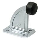 Tope de Paro / Acero Galvanizado con Tapón Nylon / Impacto 200 kg / 0.72 kg / Fijación por Taquetes