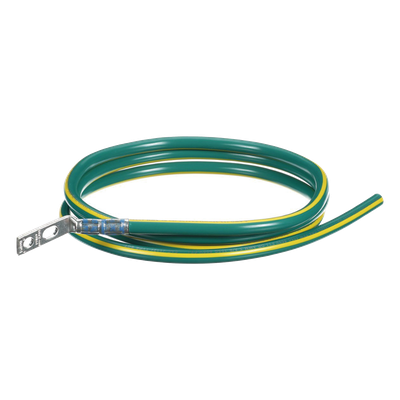 Kit de Jumper de Puesta a Tierra / Cobre 6 AWG / 1.52 m (5 ft) / Conector Htap 2 AWG a 250 kcmil / UL 467 / TIA-607-B