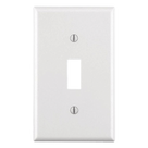 Placa para Interruptor de Palanca / Policarbonato Termoplástico / Blanco / 4.63 x 2.88 x 0.25 in / Vertical