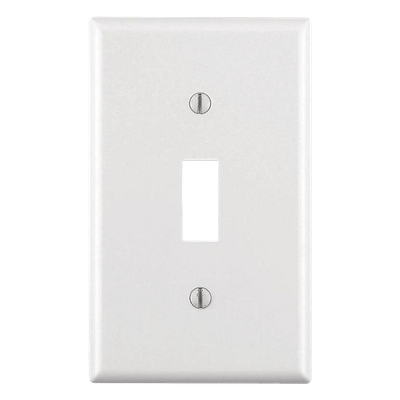 Placa para Interruptor de Palanca / Color Blanco.