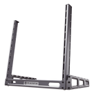Rack de Escritorio 19\" / 10U / Aluminio Ligero / Ángulo Ajustable / Mesa o Suelo