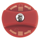 Llave de desbloqueo / Compatible con operadores 400/422 / Diseño ergonómico / Color rojo identificable