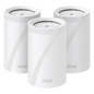 KIT 3 Routers Inalámbrico MESH Interior para Hogar / Triple Banda Wi-Fi 7 BE9300 Mbps / 2 Puerto 2.5 Gigabit WAN/LAN / 4 Antenas Internas / Operación Multi-Link MLO / Administración Mediante la App
