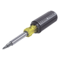 Desarmador Multipunta, 11 en 1, con Puntas Phillips, Ranuradas, Cuadradas y Torx.
