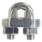 Nudo/ Perro/ Abrazadera Acero Forjado para Cable de 1/4\", Acero Inoxidable.