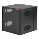 Gabinete de Pared 19\" / 26 UR / Puerta con Ventana de Vidrio Templado / NEMA 12 / Instalación sin Herramientas / 1219 mm (4 ft) Alto