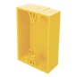 Caja trasera de montaje color amarillo para estaciones de parada STOPPER