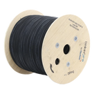 Carrete de Fibra Óptica Aérea Drop / G.657A2 / Monomodo 1 Hilo / Forro LS0H 3 mm / 2 km (6,562 ft) / Figura 0