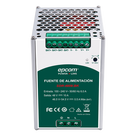 Fuente de Alimentación Industrial DIN Riel / 480 W / Salida 48 VCC 10 A / Eficiencia ≥93% / Carga de Batería / -20°C a 70°C