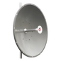 Antena Direccional / 5.9 a 7.1 GHz / Ganancia 34 dBi / Apertura 3.5° / Doble Polarización V/H / RP-SMA Hembra / Resistencia Viento 120 km/h (74.6 mph)