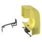 Bajada Para Canaleta FiberRunner™, Uso con Medidas 4x4, 6X4, 12X4, o 24X12, Con Reducción a 4X4, Color Amarillo